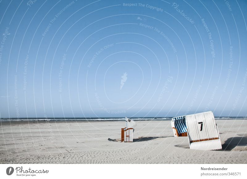 Eingeschnappt Wellness harmonisch Sinnesorgane Erholung ruhig Sommer Sommerurlaub Sonne Sonnenbad Strand Meer Wolkenloser Himmel Schönes Wetter Nordsee