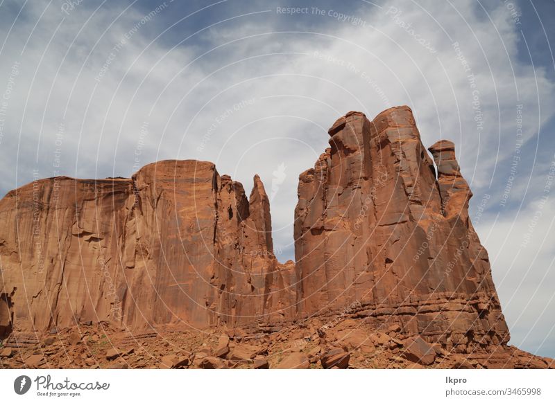 der Denkmal-Talpark Wildnis Reservierung Landschaft Berge u. Gebirge Monument Valley Unschärfe Formation Arizona Utah wüst USA Felsen Westen reisen navajo