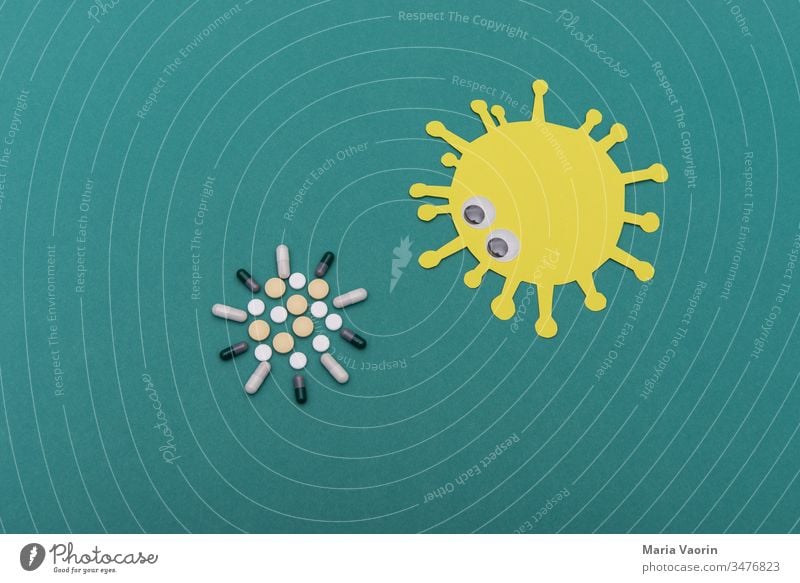 Corona Medikament coronavirus Coronavirus Krankheit Virus Medizin Grippe Seuche Pandemie Corona-Virus Gesundheit Epidemie Prävention medizinisch medikamente