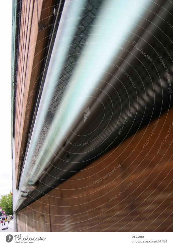 Skandinavische Botschaft Holz Haus Gebäude Wand Fassade Architektur Glas modern Berlin