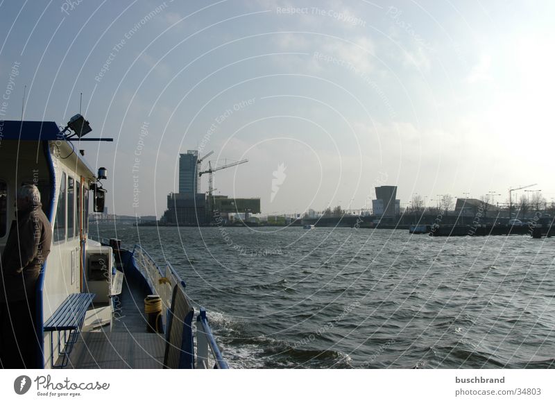 BUSCHBRAND_003 Amsterdam Wasserfahrzeug Himmel Hafen