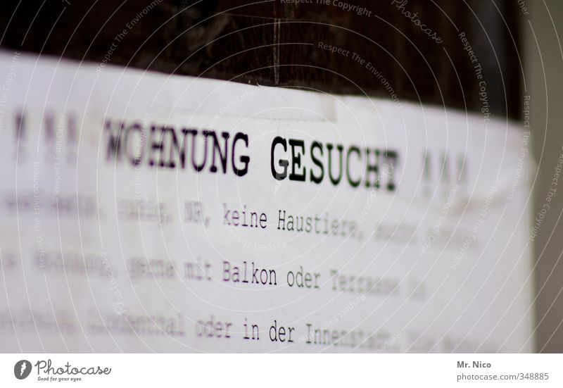 viel glück ! Häusliches Leben Wohnung Umzug (Wohnungswechsel) Raum Dorf Kleinstadt Stadt Stadtzentrum Stadtrand Zeichen Schriftzeichen Schilder & Markierungen