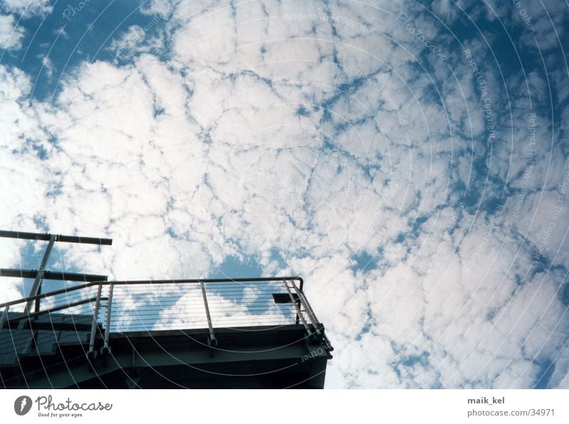 Interessante Wolken schlechtes Wetter Himmel Geländer Strukturen & Formen Ferne Freiheit Natur