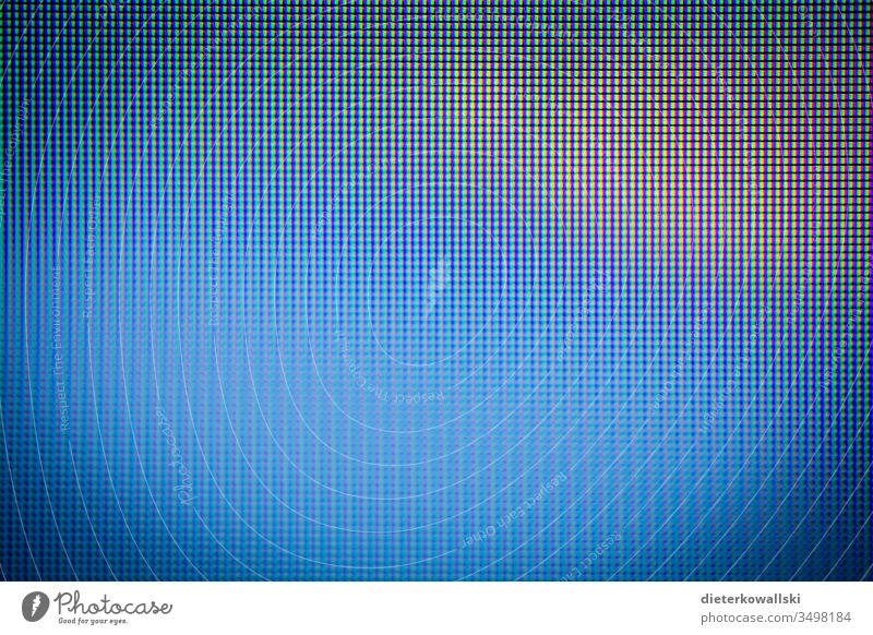 Pixel in Nahaufnahme RGB Lichtpunkt Muster abstrakt Grundfarben Farbfoto mehrfarbig Beleuchtung Punkte Fleck Strukturen & Formen Schwache Tiefenschärfe schön