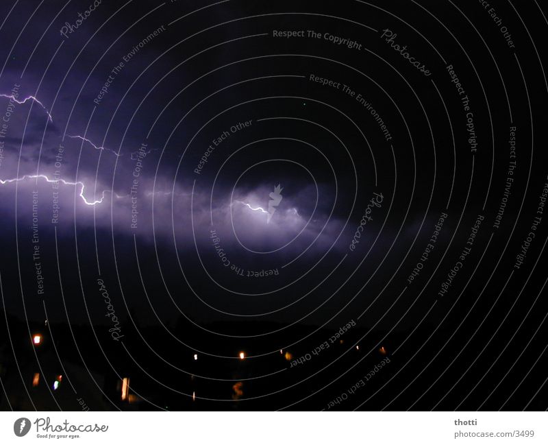 Flash Blitze Unwetter Gewitter