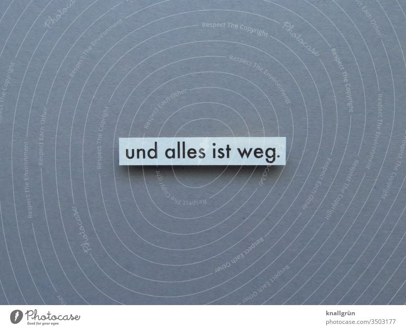 Und alles ist weg. bankrott verlieren Krise Insolvenz pleite corona Laden Business geschäftsaufgabe leer Ladengeschäft Einzelhandel Wirtschaft verlassen