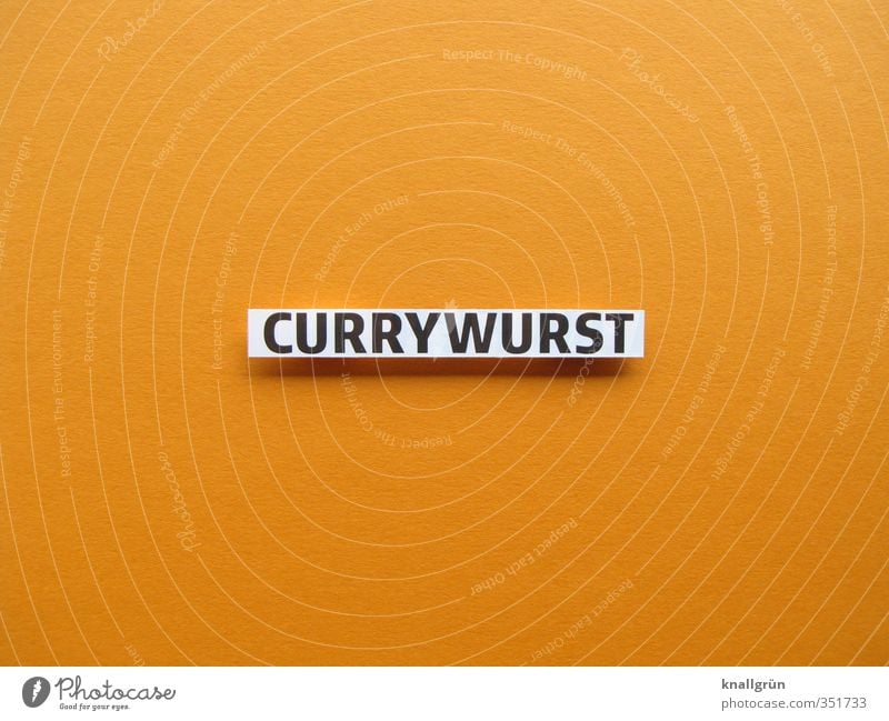 CURRYWURST Lebensmittel Fleisch Wurstwaren Currywurst Ernährung Fastfood Essen Duft heiß lecker orange Gefühle Appetit & Hunger Völlerei gefräßig Kult Snack