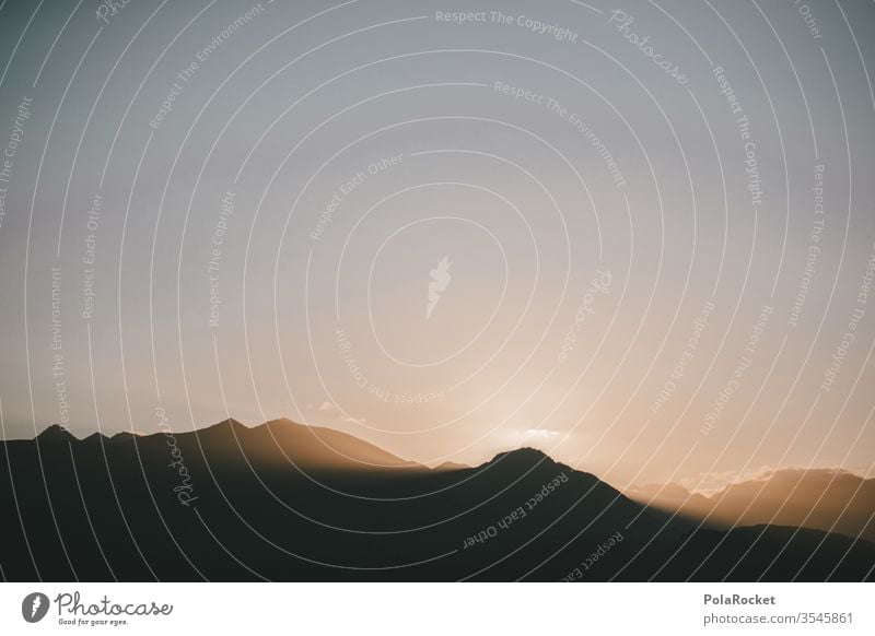 #As# Es dämmert am Berg Dämmerung dämmerung  abendstimmung Dämmerungsaufnahme Berge u. Gebirge Sonnenuntergang Neuseeland Neuseeland Landschaft Natur