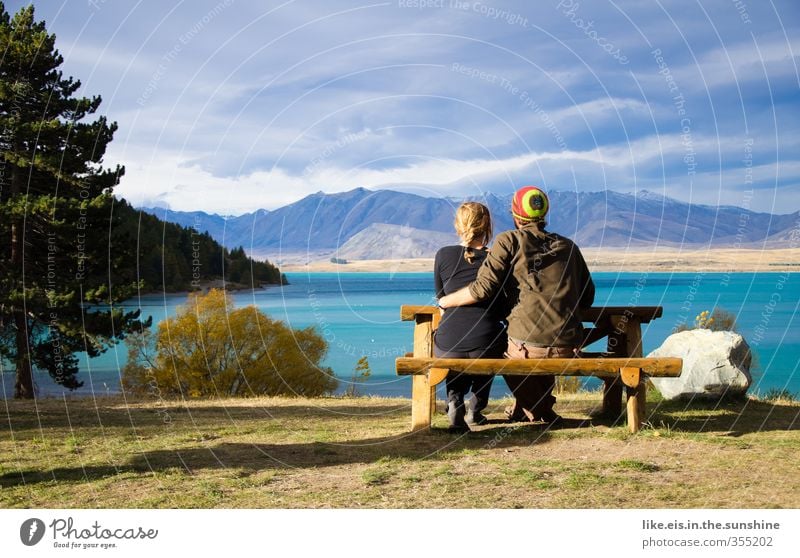 perfekter ort. perfekter moment. Zufriedenheit Sinnesorgane Erholung Freizeit & Hobby Ferien & Urlaub & Reisen Ausflug Ferne Freiheit maskulin feminin