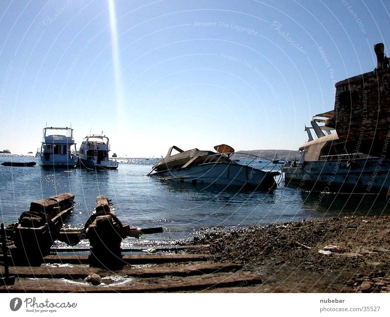 Ägypten - Rotes Meer Wasserfahrzeug Zufriedenheit sea boats Egypt