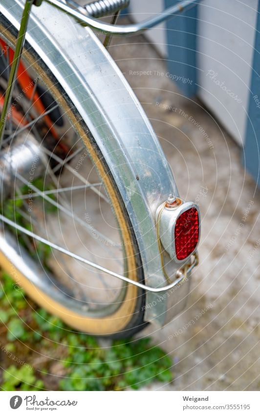 Fahrrad Rücklicht Klapprad Licht Rad Verkehr rot stoppen hinten