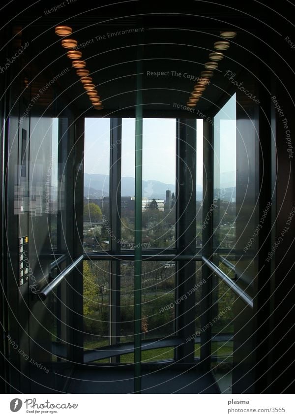 Freiburg Fahrstuhl Dinge Aussicht