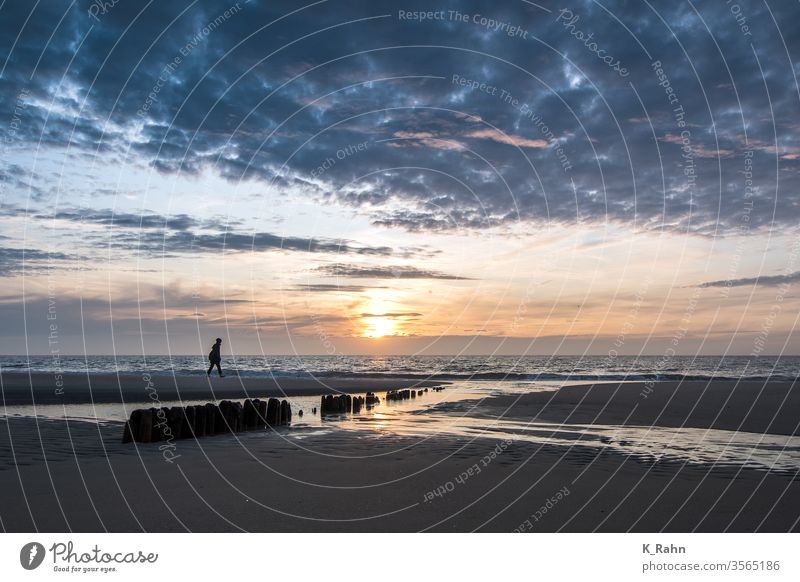 Sonnenuntergang am Strand beach cloud küste welle gestade panorama meer strand wasser pfeiler himmel landschaft ozean see natur wellenbrecher sonne brücke