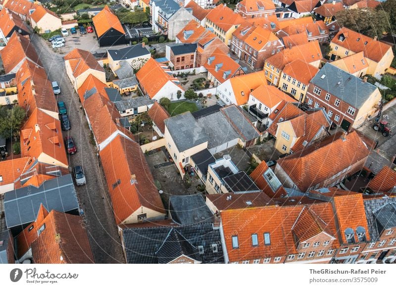 Dächer von Ribe - Dänemark Haus häuserzelle Außenaufnahme Ferien & Urlaub & Reisen Tourismus historisch Farbfoto Tag Architektur Gebäude Sehenswürdigkeit Europa