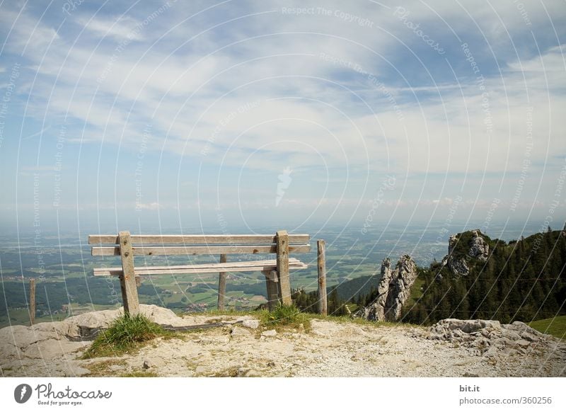 AST6 Inntal | die Bank ruft Umwelt Natur Landschaft Wolken Klima Schönes Wetter Felsen Alpen Berge u. Gebirge Gipfel Lebensfreude ruhig Einsamkeit