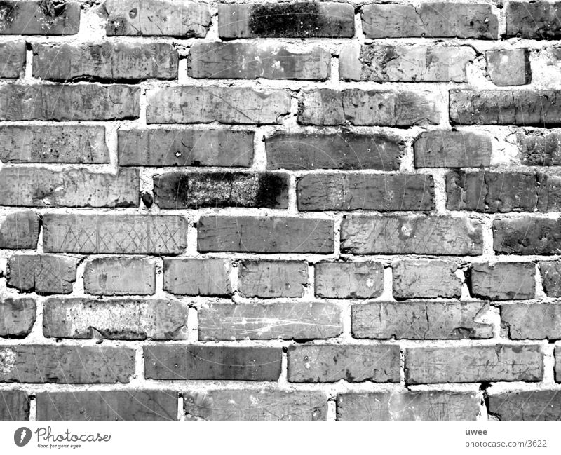 brick wall Backstein Wand Hintergrundbild Muster Dinge