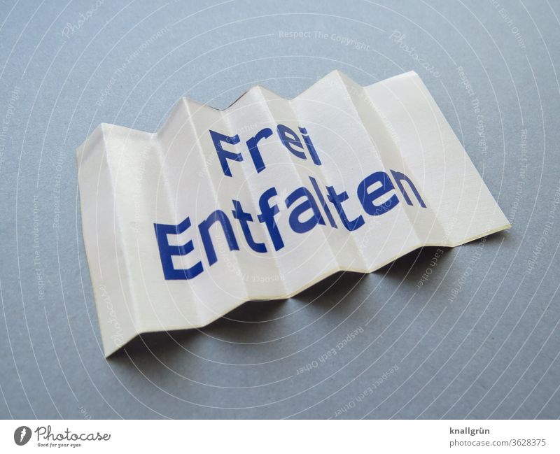 Frei entfalten frei Gefühle Kreativität entfaltungsmöglichkeiten Freiheit Individuell Möglichkeiten Buchstaben Wort Satz Letter Text Sprache Schriftzeichen