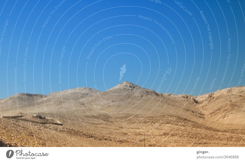 Otok Pag (Insel Pag) / Kroatien - Become yourself Wüste Sand Himmel Sonne Außenaufnahme Erde Umwelt Menschenleer Landschaft Tag Textfreiraum oben Schönes Wetter