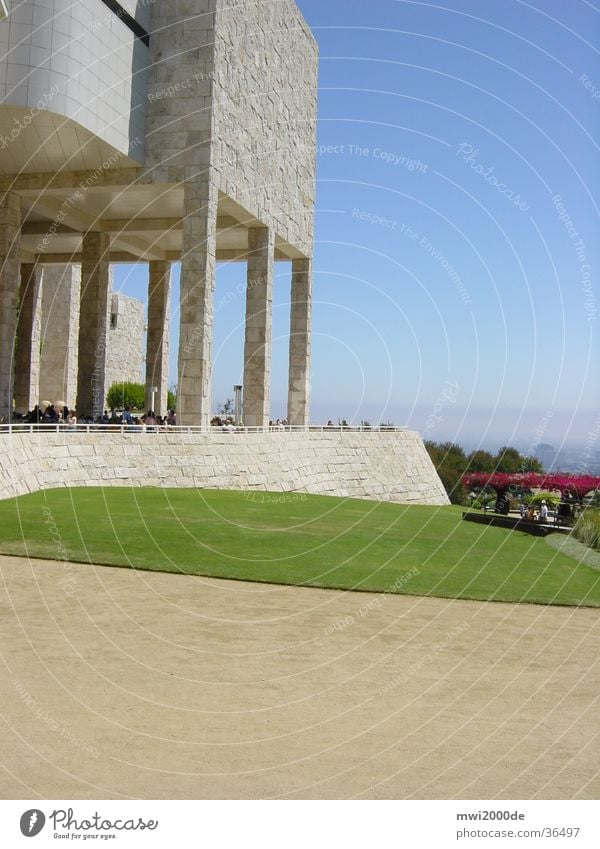 Getty Center View Los Angeles Beverly Hills Freizeit & Hobby