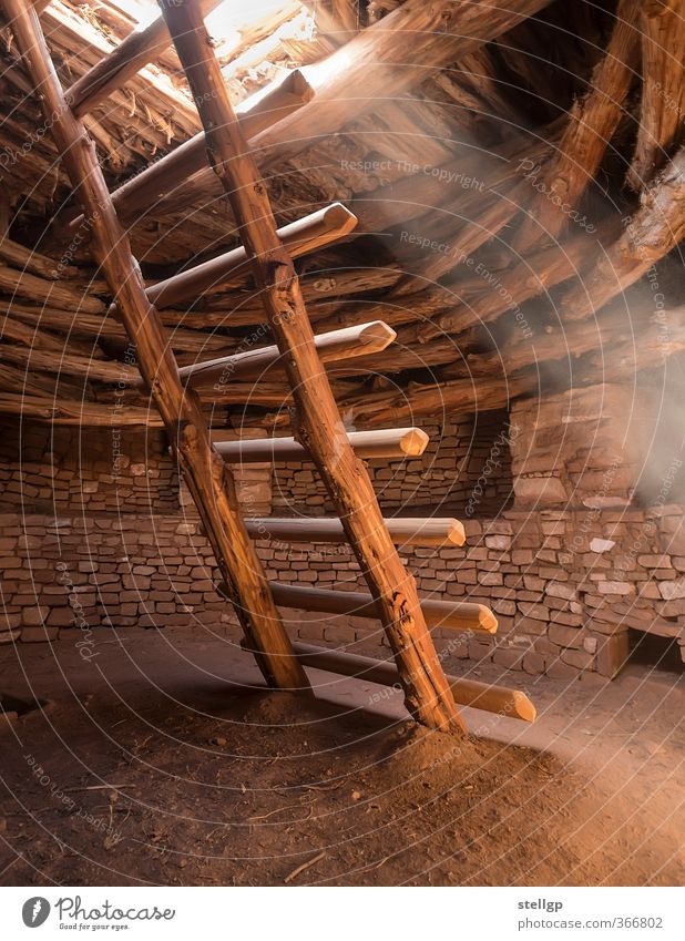 Heiliges Licht Architektur Kultur Menschenleer Bauwerk Gebäude Treppe Sehenswürdigkeit Denkmal Stein Sand Holz alt historisch rund Wärme braun gelb rot