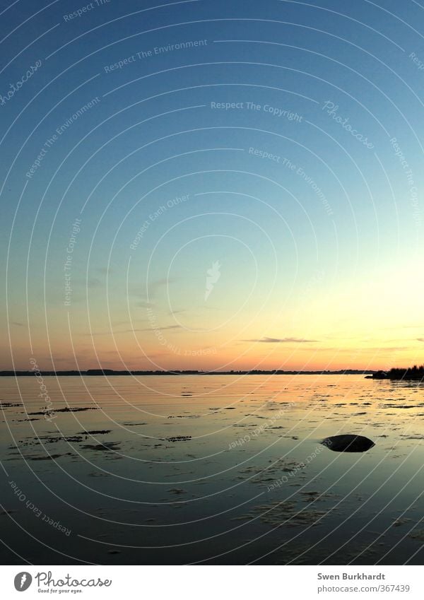 Ohne Leuchtturm geht es auch Sommer Strand Meer Wellen Umwelt Natur Landschaft Urelemente Luft Wasser Himmel nur Himmel Wolkenloser Himmel Nachthimmel Horizont