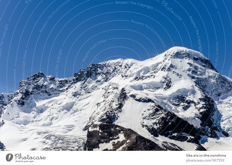 natürliche kältekammer Freizeit & Hobby Ausflug Abenteuer Ferne Freiheit Winter Schnee Berge u. Gebirge wandern Umwelt Natur Landschaft Eis Frost Alpen Gipfel