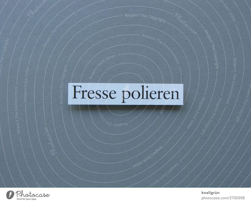 Fresse polieren Konflikt & Streit Hass Gefühle Aggression Wut Ärger Feindseligkeit gereizt ordinär Frustration schlagen verhauen Umgangssprache Gossensprache