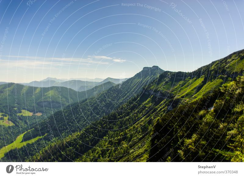 Aussicht auf den Schmittenstein Fitness Freizeit & Hobby Ferien & Urlaub & Reisen Tourismus Ausflug Ferne Sommer Sommerurlaub Berge u. Gebirge Natur Landschaft