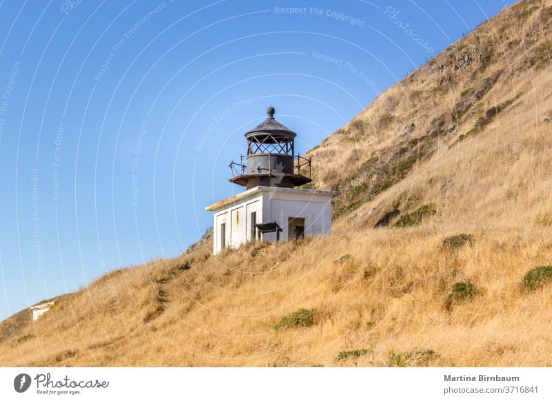 Der verlassene Leuchtturm von Punta Gorda an der Verlorenen Küste, Kalifornien punta verirrt Haus Pazifik Landschaft reisen Strand Licht Meer blau Wasser alt