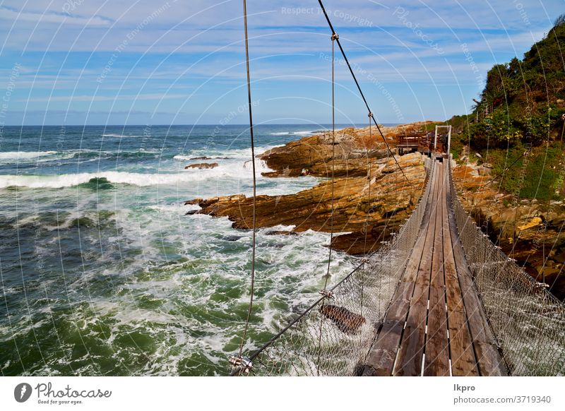 in südafrika sky ozean reserve Afrika Süden tsitsikamma Park national MEER Natur Meer Bierschaum Route Kap Wasser Landschaft Knysna Strand Fluss Unschärfe Küste