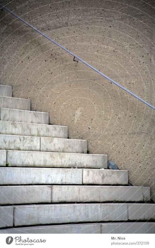 baumängel* | ut köln | ehrenfeld II Stadt Haus Bauwerk Gebäude Architektur Mauer Wand Treppe Fassade Stein Beton Metall grau Treppengeländer Neubau Fehler