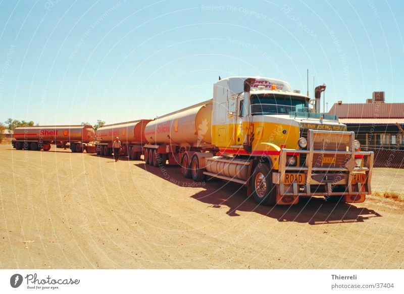 Road Train Lastwagen Benzin Verkehr Güterverkehr & Logistik Shell