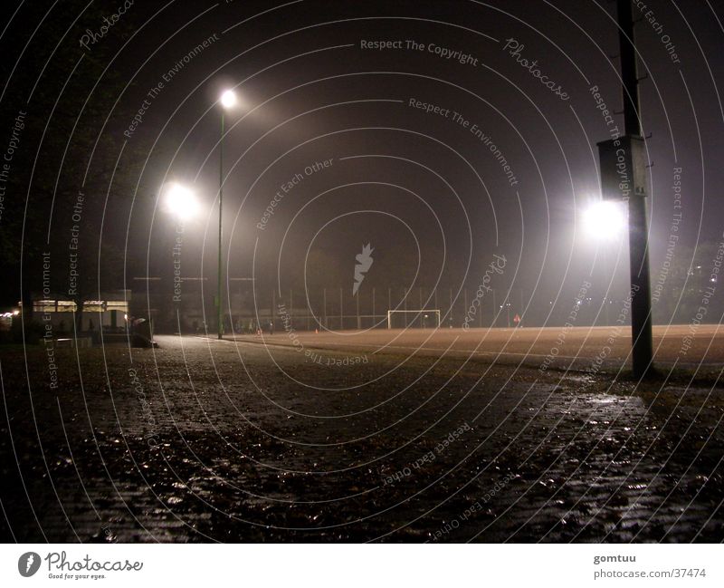 Training Stadion Flutlicht Nacht Sportplatz Fußball Bolzplatz Verein