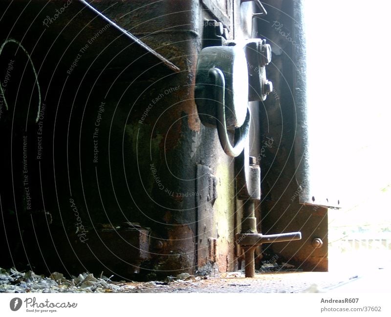 Dampflokdetail Lokomotive Dampflokomotive Gegenlicht Elektrisches Gerät Technik & Technologie Eisenbahn Industriefotografie Detailaufnahme