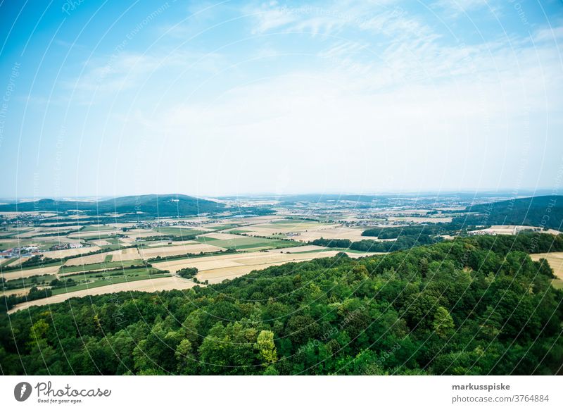 Blick vom Staffelberg Staffelberg Kapelle Oberfranken Obermain Gottesgarten Bad Staffelstein Berg Kultstätte Brauchtum Religion Wanderziel Wandern Entdecken