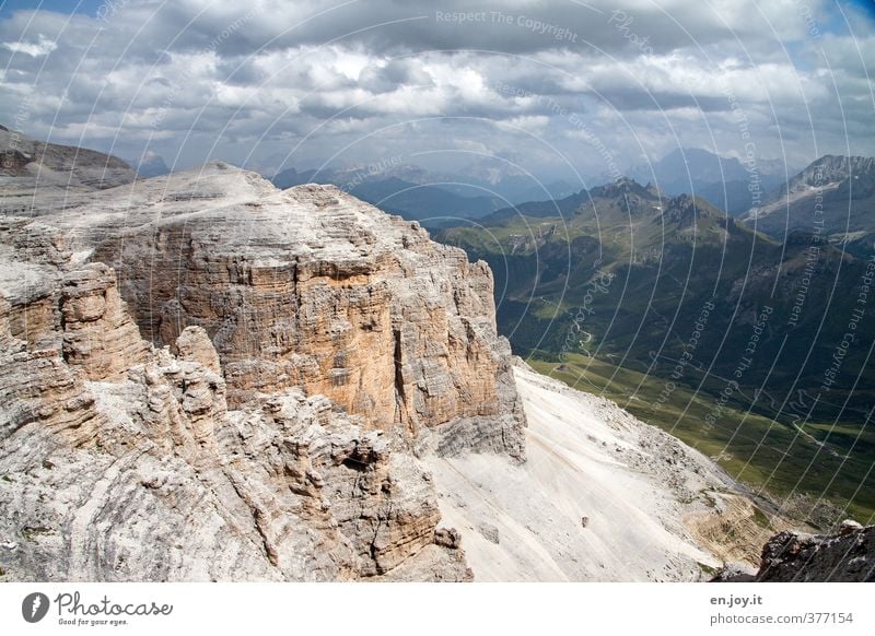 Der Zahn der Zeit Ferien & Urlaub & Reisen Tourismus Ausflug Abenteuer Berge u. Gebirge wandern Umwelt Natur Landschaft Wolken Gewitterwolken Klima Wetter Alpen