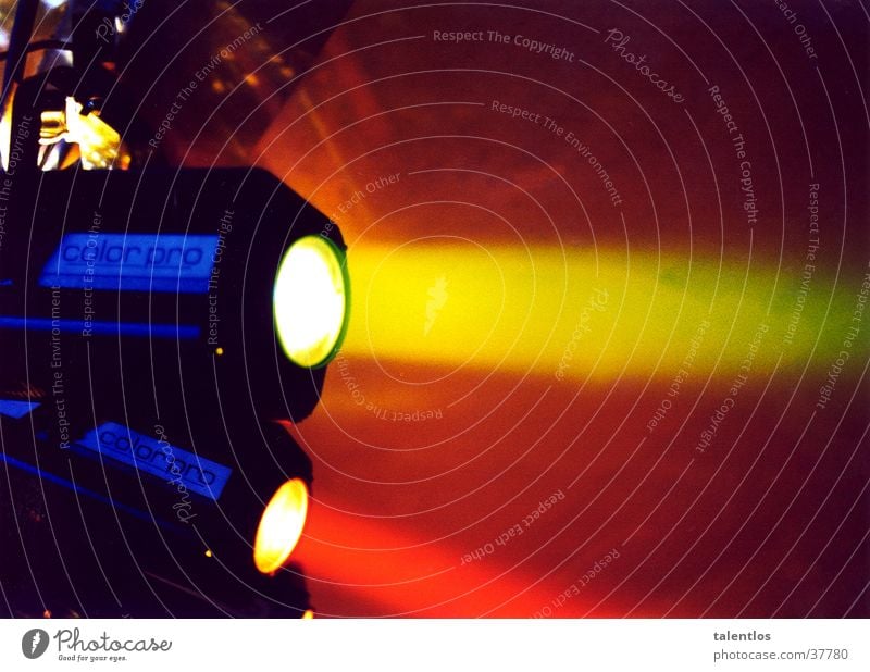 spotlight Bühnenbeleuchtung Licht Lampe Elektrisches Gerät Technik & Technologie Scheinwerfer Farbe beam