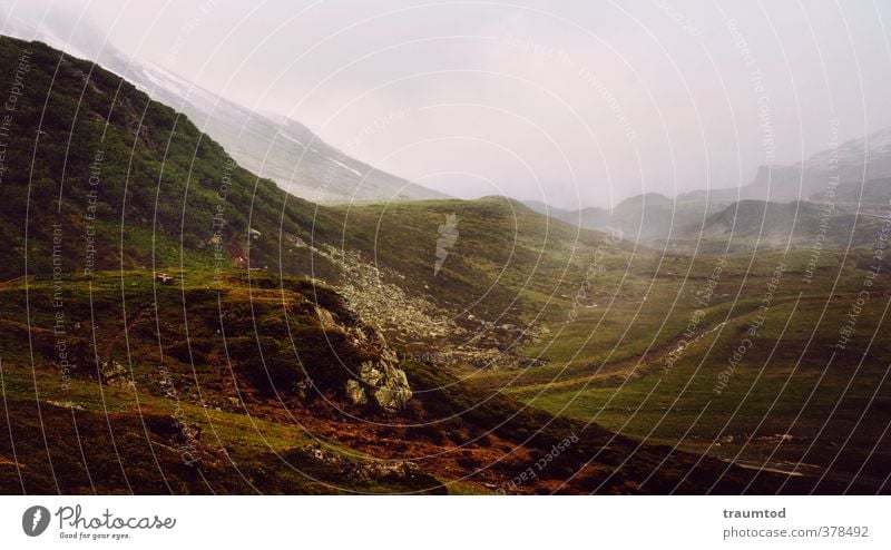 Mittelerde Abenteuer Ferne Freiheit Expedition Berge u. Gebirge wandern Umwelt Natur Landschaft Pflanze Erde Wetter Schönes Wetter schlechtes Wetter Nebel Moos