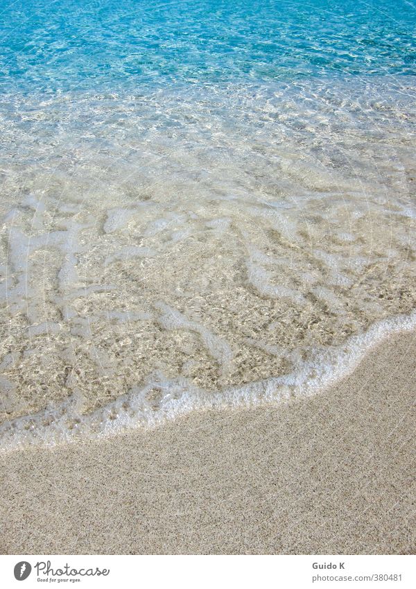 Strand Hintergrund Landschaft Erde Sand Wasser Schönes Wetter Wellen Küste Meer Lebensfreude Leidenschaft friedlich Gelassenheit ruhig Reinlichkeit Sauberkeit