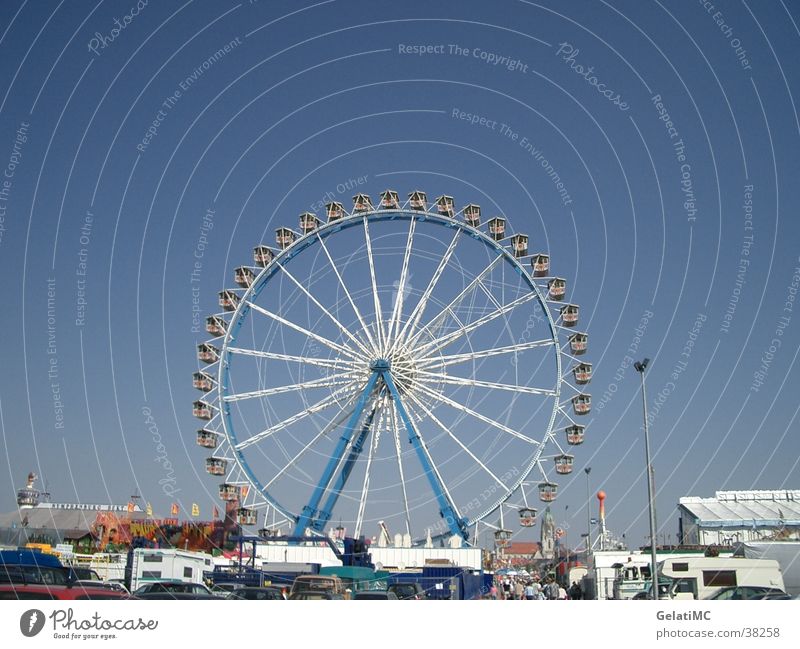 oktoberfest München Riesenrad Theresienwiese Europa Jahrmarkt