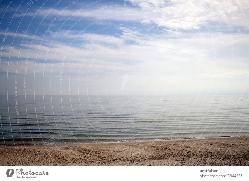 Dezente | Farbkombination | Happy Birthday PC Strand Rügen Ostsee Meer Himmel Sand Sandstrand Ruhe Horizont Ferien & Urlaub & Reisen Küste Ferne