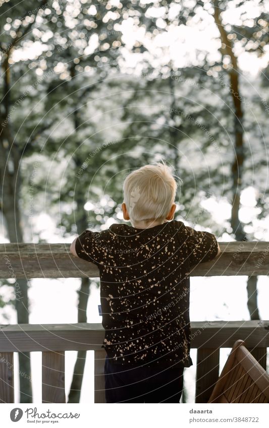 in Erwartung Kind Junge Kleinkind Sommer 1-3 Jahre Abenteuer Freiheit Freude Außenaufnahme positiv Freizeit & Hobby Leben geheimnisvoll Neugier