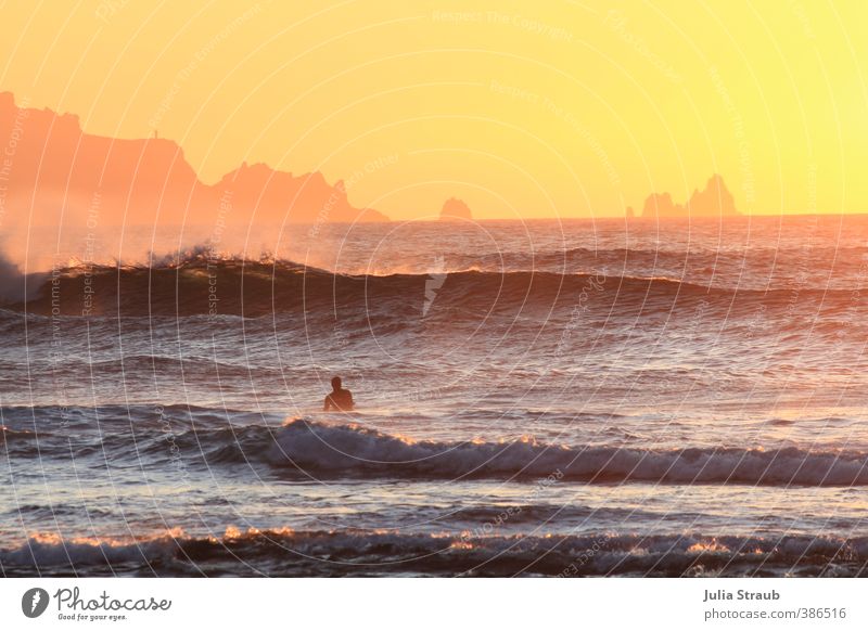 Esteiro Ferien & Urlaub & Reisen Ferne Freiheit Sommerurlaub Sonne Meer maskulin 1 Mensch 30-45 Jahre Erwachsene Wasser Sonnenaufgang Sonnenuntergang