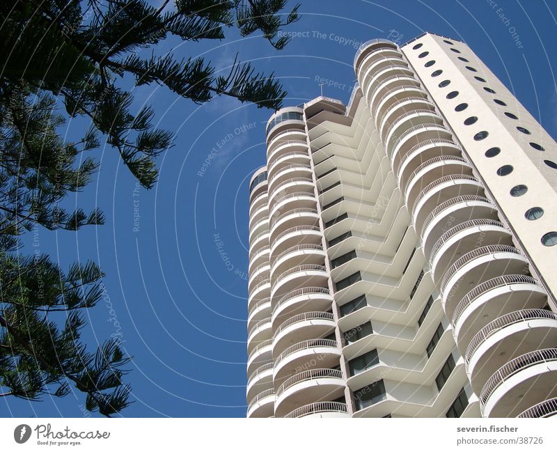 Broadbeach Hochhaus Sommer Australien Surfers Paradise OZ