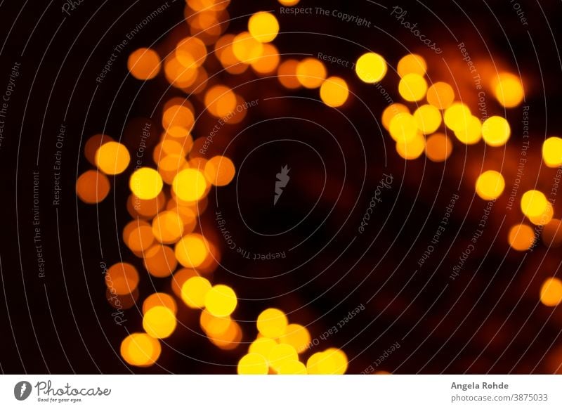 Viele bunte, verschwommene Kreise aus Licht Hintergrund glühend abstrakt Unschärfe gelb Farbe kreisen glänzend Bokeh Design Fokus hell Einfluss Glanz farbenfroh