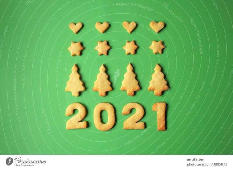 Frohes Neues? Kekse kekse backen Plätzchen Plätzchen ausstechen Weihnachten & Advent Backwaren Teigwaren Farbfoto Weihnachtsgebäck lecker Ernährung süß