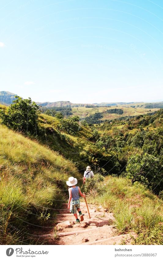 das wandern ist des müllers lust entdecken staunen besonders Umwelt Familie gemeinsam Ausflug Tourismus Ferien & Urlaub & Reisen Zusammensein Abenteuer Vater