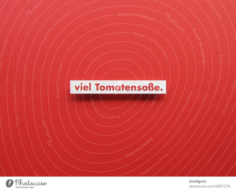 Viel Tomatensoße. Ernährung rot Gemüse Farbfoto Lebensmittel Vegetarische Ernährung Bioprodukte lecker Gesunde Ernährung Appetit & Hunger Mittagessen Tomatenrot