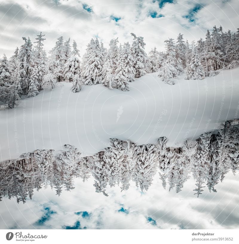 Doppelte Harzwelt im Winter auf dem Brocken Joerg Farys Nationalpark Naturschutz Niedersachsen harz naturerlebnis naturschutzgebiet naturwunder sachsen-anhalt