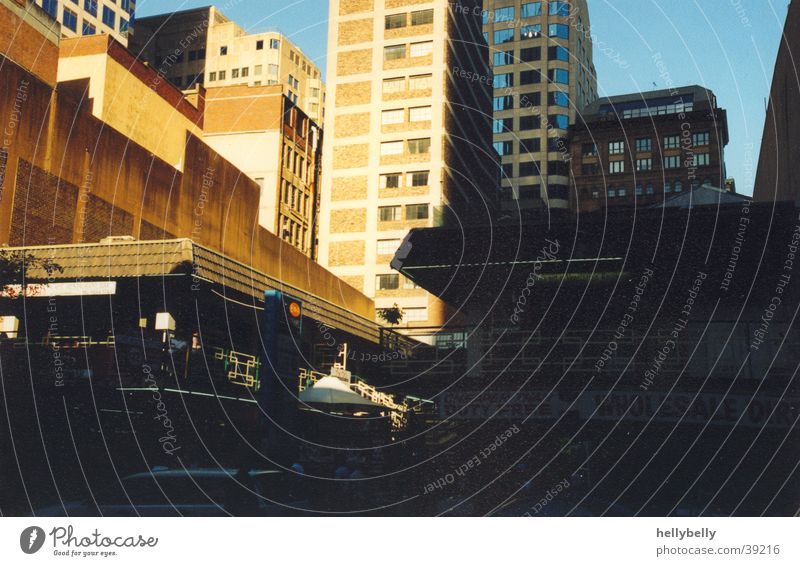 gebäude in sydney Sydney Hochhaus Gebäude Architektur Schatten Straße Stadt